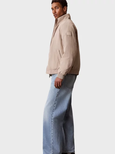 Джинсова куртка Calvin Klein Jeans бежева