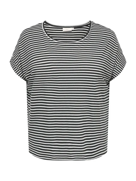 ONLY Carmakoma Tricou CARMOSTER albastru noapte alb