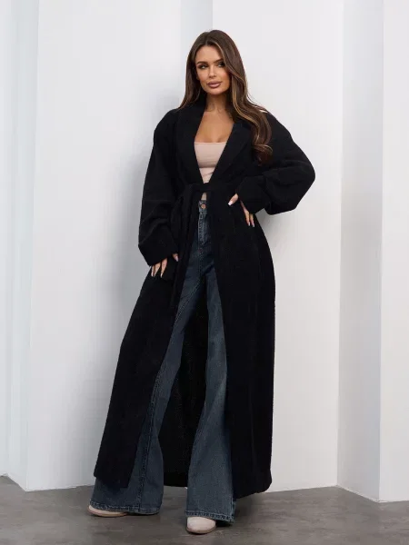 Кардиган ISSA Plus комбінований верх чорний