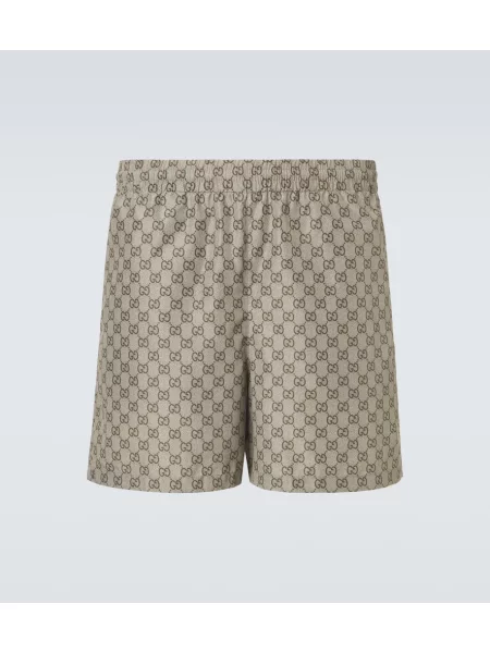 Plavalne hlačke Gucci bež