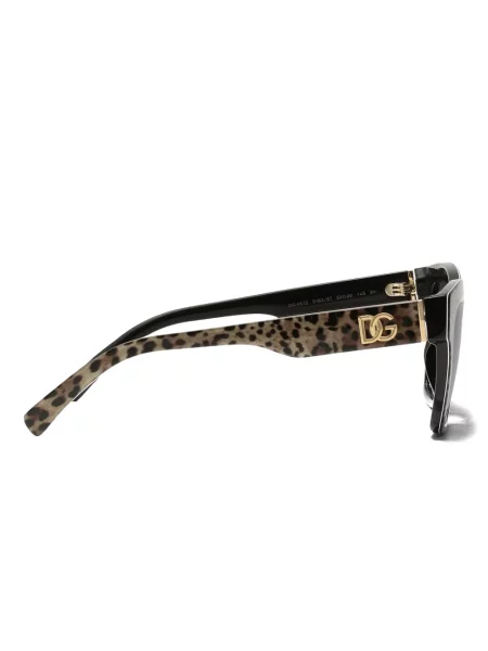 Ochelari de soare Dolce & Gabbana Eyewear cu model leopard maro