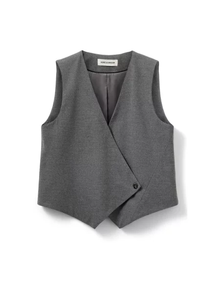 Kamizelka Sofie Schnoor kopertowa szara
