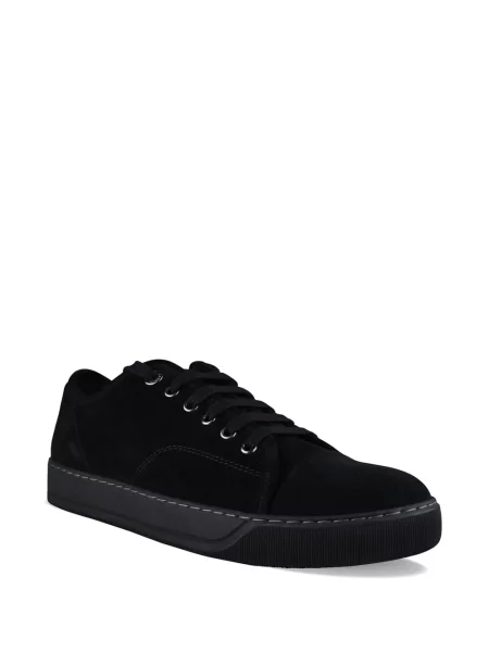 Sneakers Lanvin με κορδόνια σουέντ μαύρο