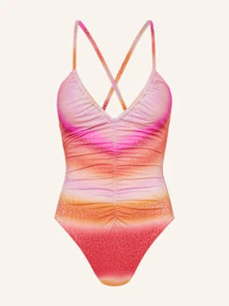 Seafolly Plavky Spectrum S Třpytivou Přízí růžová/ růžová/ oranžová růžové