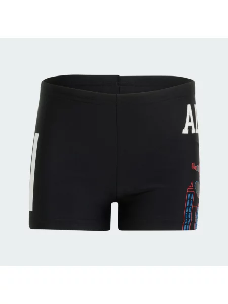 Dziecięce bokserki do pływania adidas Marvel Spider-Man czarne