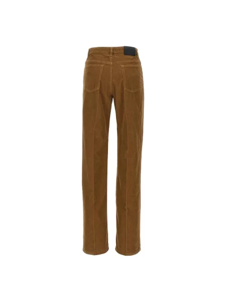 Spodnie Saint Laurent brązowe