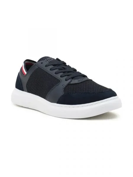 Tommy Hilfiger Sneakers cu adaos de piele