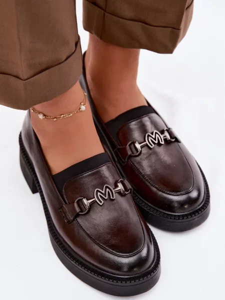 Mocasini Vinceza din piele alb