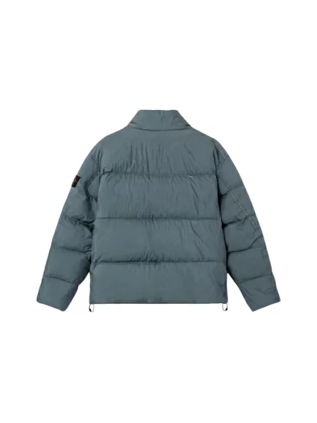 Kurtka puchowa Stone Island z kamieniami zielona