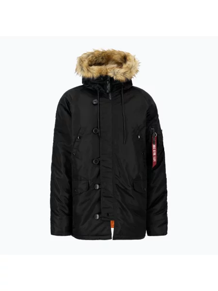 ALPHA INDUSTRIES Zimní parka VF černá