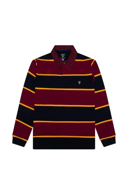 С яка поло тениска South2 West8 на райета червено