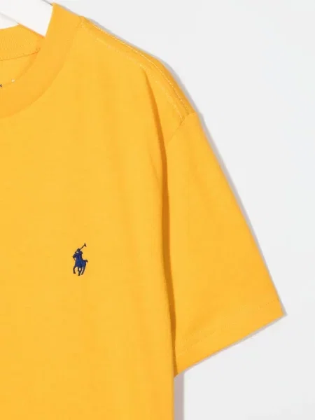 Koszulka polo dziecięca Polo Ralph Lauren żółta