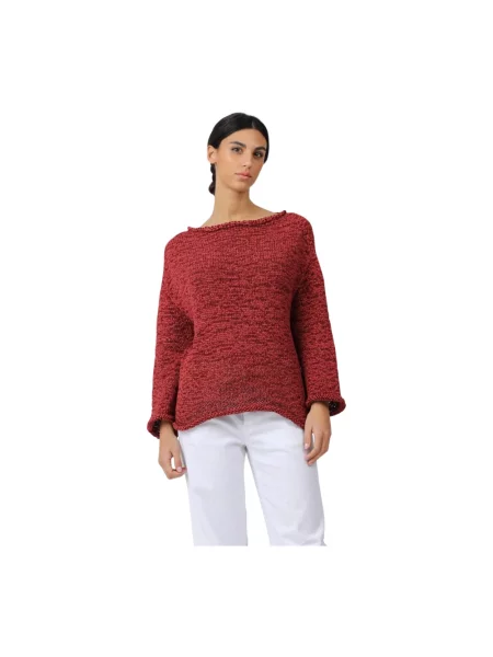 Sweter Alpha Studio czerwony