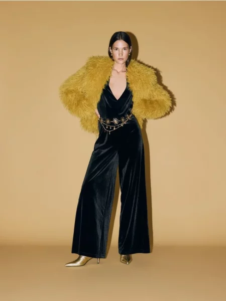 Reserved Комбінезон з декоративним чорний