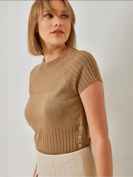Bianco Lucci Svetr Pullover karamelová