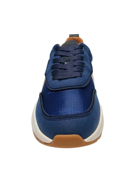 Sneakersy Alexander Smith skórzane niebieskie