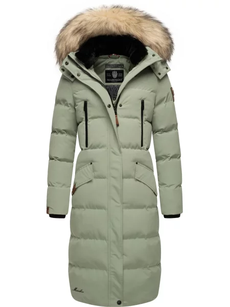 MARIKOO Palton de iarnă Schneesternchen pastel verde
