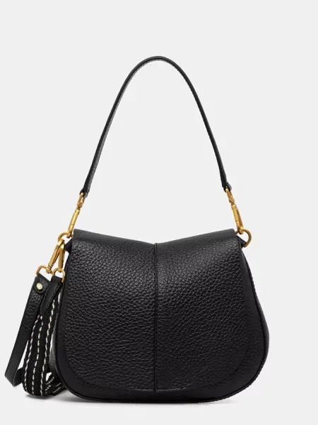 Gianni Chiarini geantă crossbody de damă din piele HELENA ROUND negru