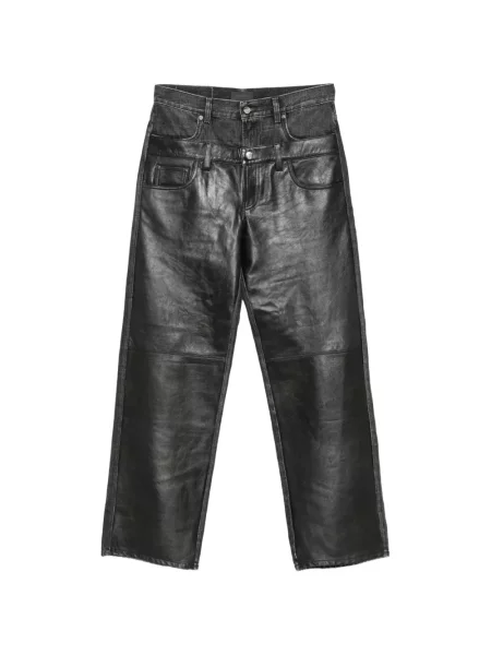 Blugi Haikure din piele negru