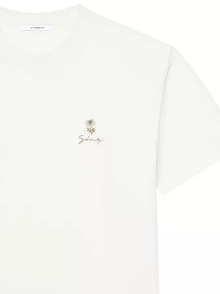 Tricou Givenchy cu broderie tricotate