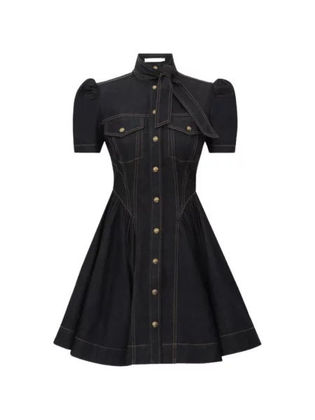 Rochie din denim Zimmermann albastru