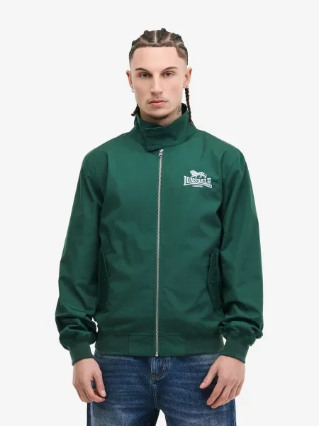 Бомбер Lonsdale CLASSIC бавовна/поліестер зелений