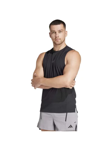 ADIDAS PERFORMANCE Tehnička sportska majica Workout / bijela crna