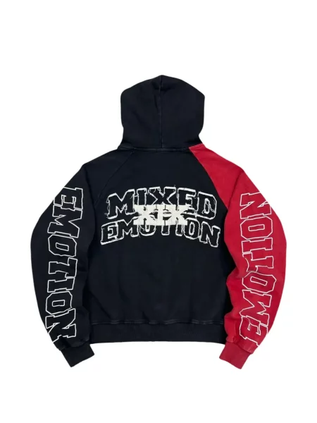 Hanorac cu glugă Mixed Emotion negru