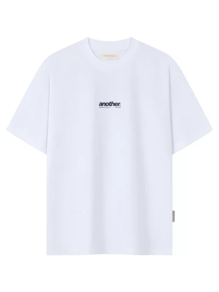 Another Cotton Lab Tricou albastru noapte alb