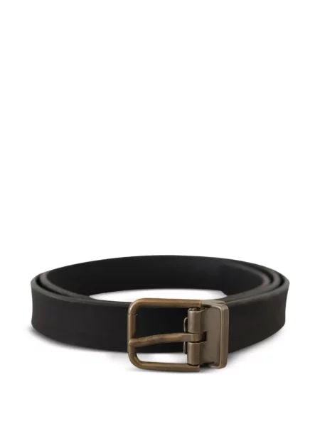 Cu centură curea Dolce & Gabbana din piele cu cataramă negru