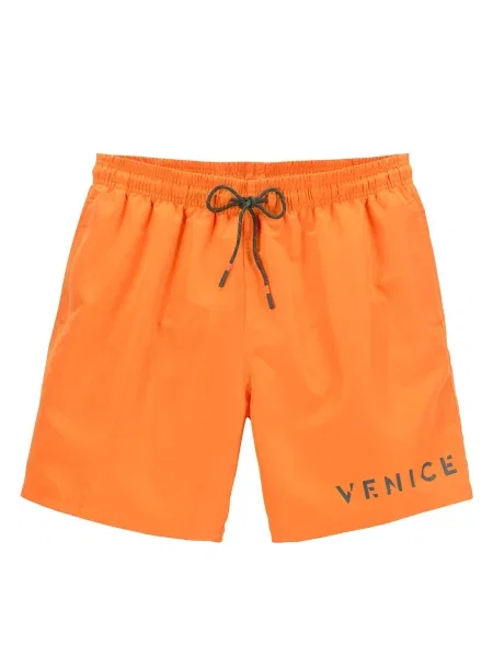 VENICE BEACH Plavecké šortky / oranžová modrá