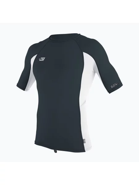Tricou de înot pentru bărbați O'Neill Premium Skins Rash Guard slate/white/slate alb