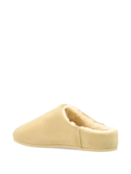 Papuci tip mules Ugg fără toc galben