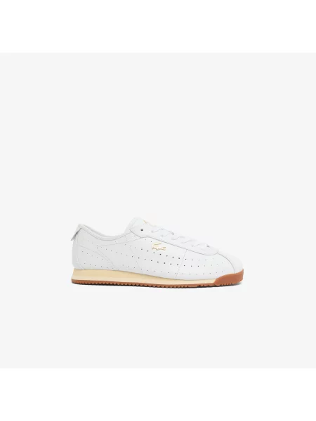Lacoste Skórzane Sneakersy Club-Low biały