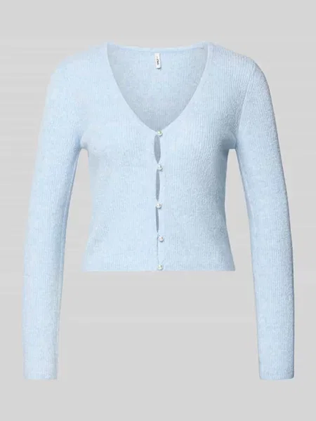 Kardigan rozpinany krój regular fit z o perłowym wyglądzie Model RICA LIFE' Only