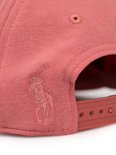 Iš natūralios odos šlepetės Polo Ralph Lauren su autografu v formos iškirpte žalia