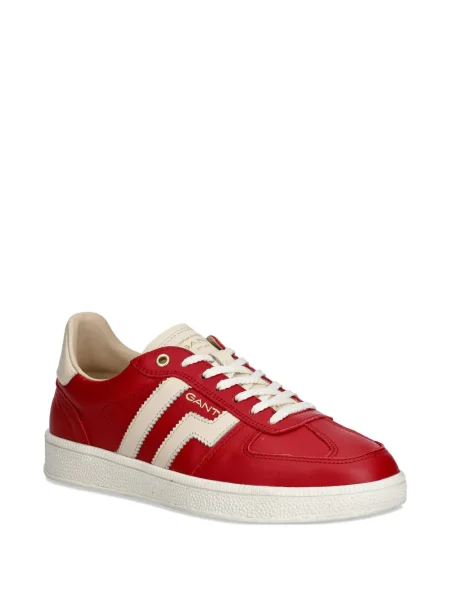 Sneakerși Gant din piele roșu