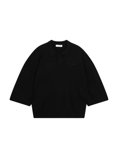 Koszulka polo Fear Of God wełniana czarna