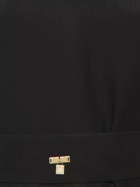 Cu centură top Elisabetta Franchi negru