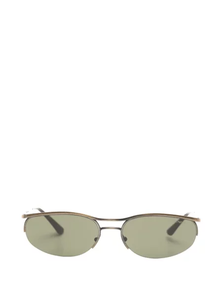 Ochelari de soare Emporio Armani cu imprimeu geometric gri