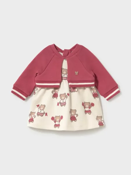 Mayoral Newborn розкльошена сукня з бавовною