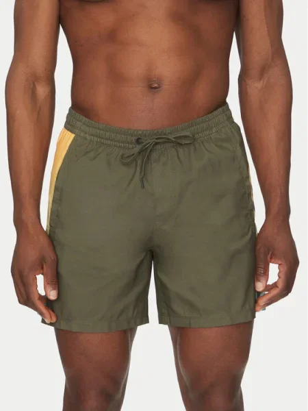 Pantaloni scurți Quiksilver verde