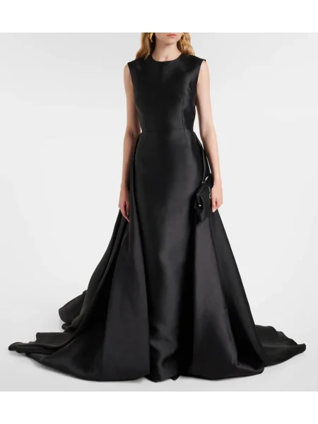 Rochie Solace London din satin negru