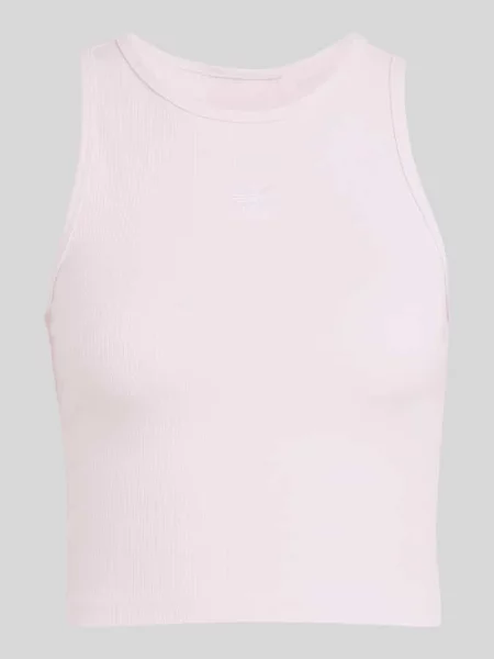 Dzianinowy top Adidas Originals różowy