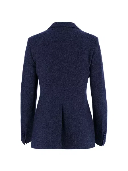Sacou Tagliatore cu model herringbone albastru