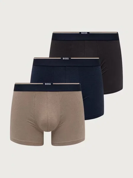 BOSS priliehavé boxerky pánske s viskózou BoxerBr 3P Bamboo