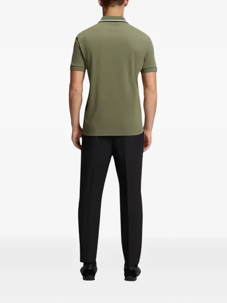 Polo Boss cu dungi verde