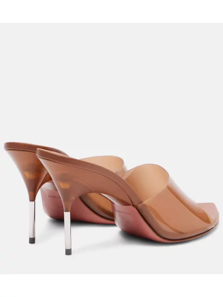 Papuci tip mules Amina Muaddi maro