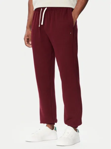 Tommy Hilfiger Pantaloni trening Essential Vișiniu