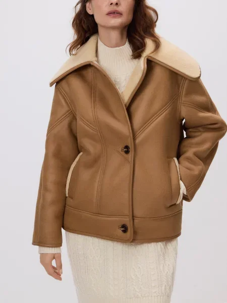 Reserved Дублянка кавовий 